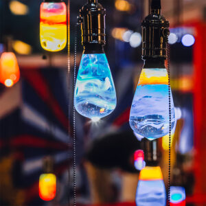 Glazed chandelier