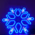 Snowflake with meteor shower10