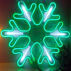 Snowflake with meteor shower11