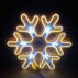 Snowflake with meteor shower12