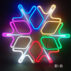 Snowflake with meteor shower14