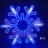 Snowflake with meteor shower3