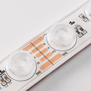 HYD-013077 Wall washer flexible LED strip 24V-Lens 45° RGBW512