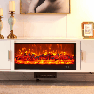 HYF-015401 372 Decorated fireplace