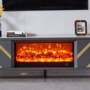 HYF-015404 375 Decorated fireplace