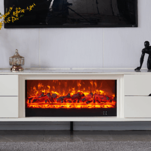 HYF-015406 377 Decorated fireplace