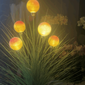 HYW-011096 5 Reed Plush Balls Lamp