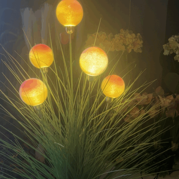 5 reed plush balls lamp