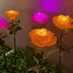 HYW-011087 Rose Flower Ground Plug Lamp