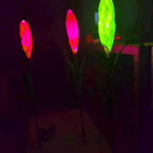 HYW-011086 Single Branch Zinnia Elegans Jacq. Lamp
