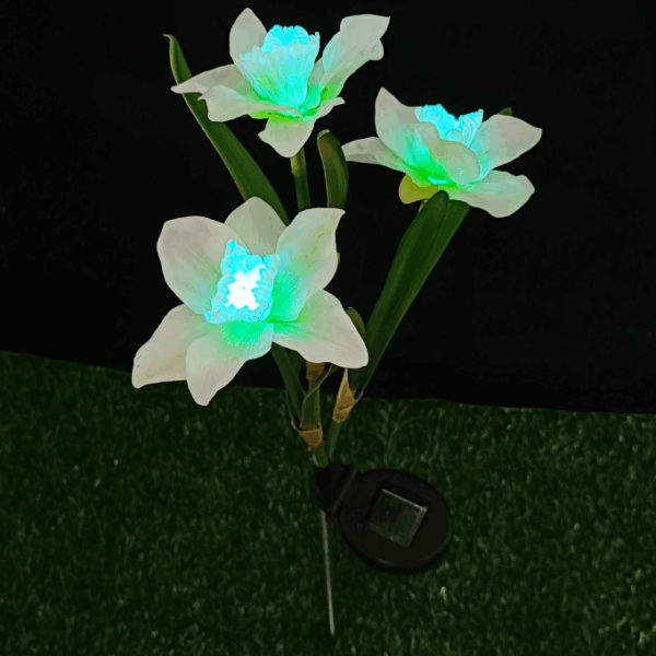 Solar Powered Poppy Ground Light