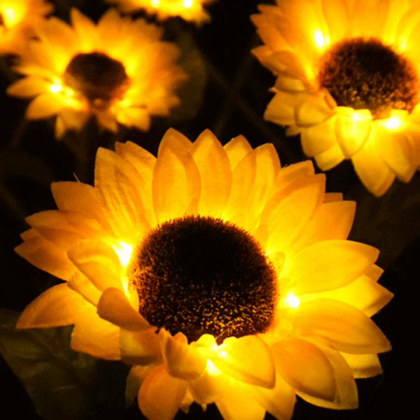 Sunflower lamp