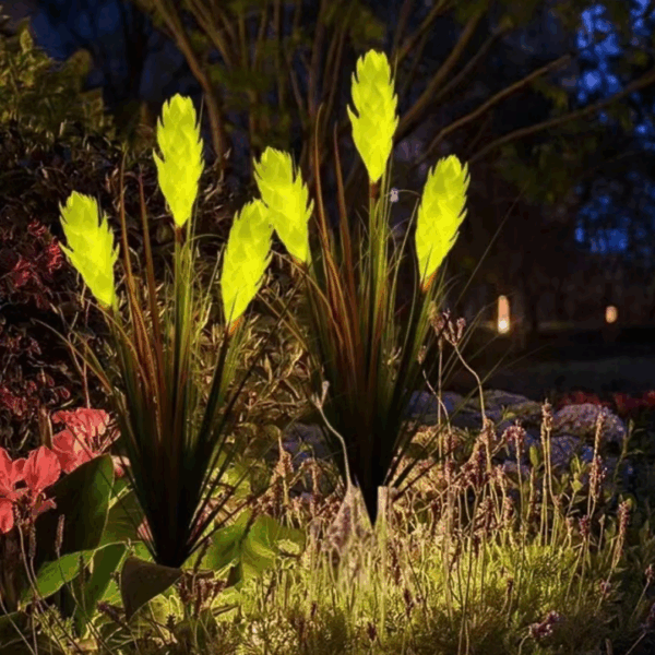 Three-headed Bodhi flower lamp
