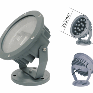 HYO-012078;Round Led Outdoor Flood Light Housing