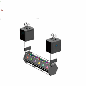 Lifting Rolling Beam Strobe Light