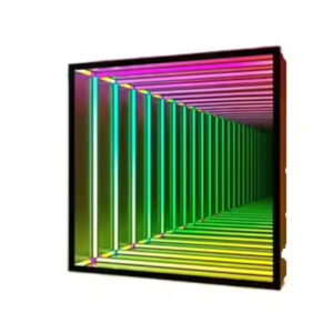 Colorful Neon Abyss Mirror